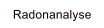 Radonanalyse